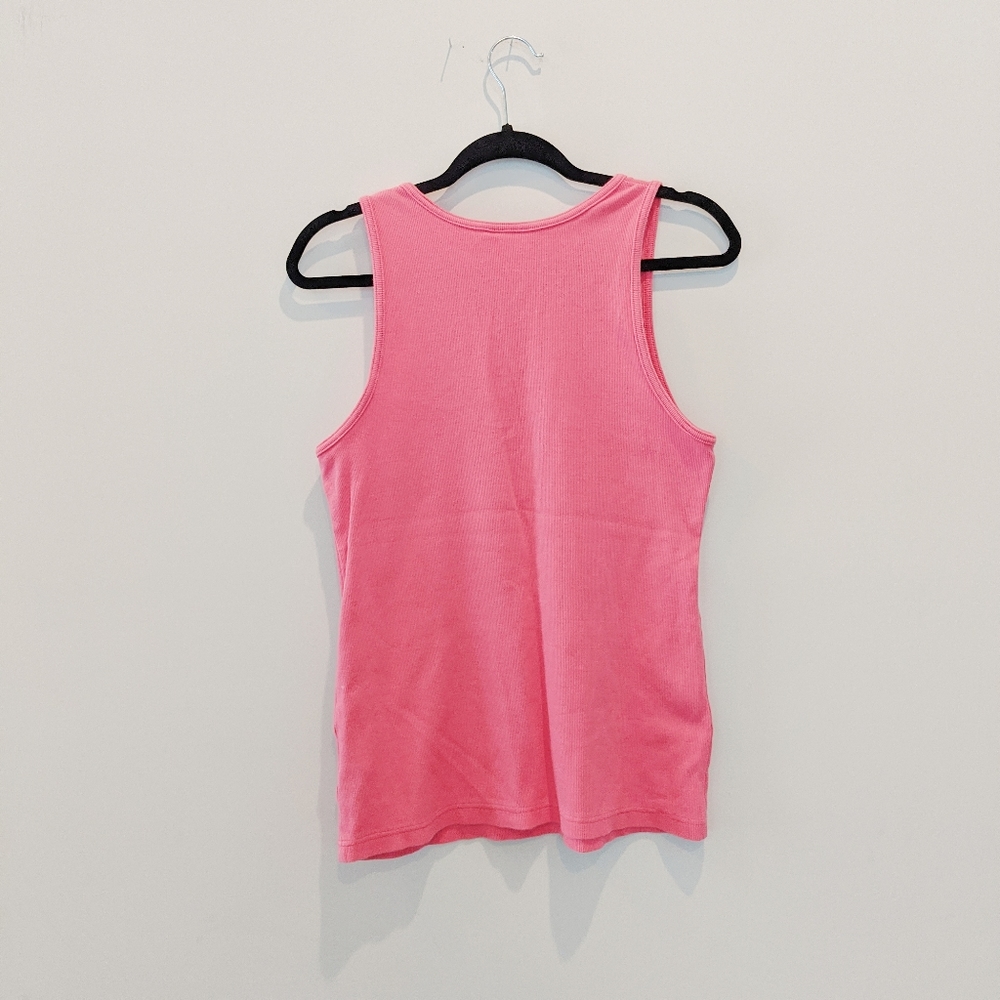 $$$ Adidas hot pink basics workout exercise tank - Picture 4 of 6